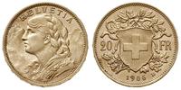 20 franków 1906/B, Berno, złoto 6.45 g