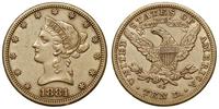 10 dolarów 1881/CC, Carson City, złoto 16.64 g