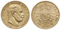 10 marek 1873/C, Frankfurt, złoto 3.95 g, Jaeger