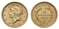 dolar 1852, Filadelfia, złoto 1.66 g