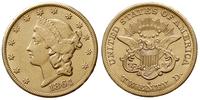 20 dolarów 1864/S, San Francisco, złoto 33.39 g