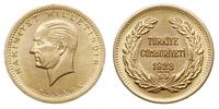 100 piastrów 1923/53 (1976), złoto ''916'', 7.22