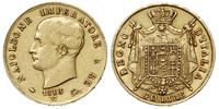 40 lirów 1813/M, Mediolan, złoto 12.85 g, Fr. 5