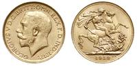 1 funt 1918/P, Perth, złoto 7.99g