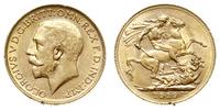 1 funt 1919/P, Perth, złoto 7.98g