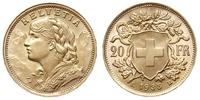 20 franków 1935/L-B, Berno, złoto 6.44g