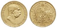 10 koron 1909, Wiedeń, złoto 3.38g