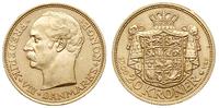 20 koron 1909, Kopenhaga, złoto 8.96 g, Fr. 298