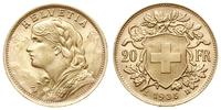 20 franków 1935/L - B, Berno, złoto 6.44 g, Fr. 