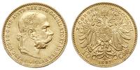 10 koron 1897, Wiedeń, złoto 3.38 g