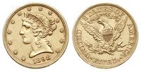 5 dolarów 1898, Filadelfia, złoto 8.35 g