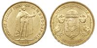 20 koron 1893, Kremnica, złoto 6.76 g, pięknie z