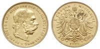 10 koron 1896, Wiedeń, złoto 3.35 g