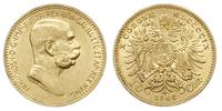 10 koron 1909, Wiedeń, typ Marshall, złoto 3.39 
