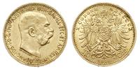 10 koron 1910, Wiedeń, złoto 3.38 g