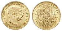 10 koron 1911, Wiedeń, typ St. Schwartz, złoto 3