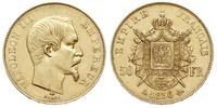 50 franków 1856 A, Paryż, złoto 16.10 g, Fr. 571