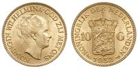 10 guldenów 1932, Utrecht, złoto 6.73g, Friedber