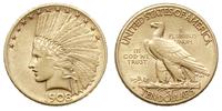 10 dolrów 1908/S, San Francisco, złoto 16.70 g, 