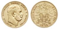10 marek 1872/C, Frankfurt, złoto 3.93 g, Jaeger