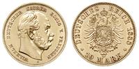 10 marek 1888/A, Berlin, złoto 3.98 g, bardzo ła