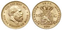 10 guldenów 1875, Utrecht, złoto 6.73 g, Fr. 342