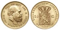 10 guldenów 1876, Utrecht, złoto 6.72 g, Fr. 342