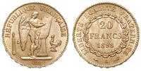 20 franków 1898/A, Paryż, złoto 6.44 g, Gadoury 