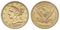 5 dolarów 1895, Filadelfia, złoto 8.37 g