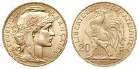 20 franków 1907, złoto 6.45 g, Fr. 596a
