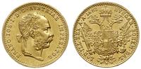 dukat 1883, Wiedeń, złoto 3.48g, Friedberg 493