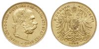 10 koron 1896, Wiedeń, złoto 3.39 g, Fr. 506
