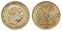 10 koron 1897, Wiedeń, złoto 3.36 g, Fr. 506