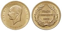 100 kurush 1923/51 (1974), złoto 7.21 g, Fr. 91