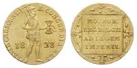 dukat 1828, Utrecht, złoto 3.49 g, Friedberg 161