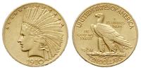 10 dolarów 1910, Filadelfia, Indianin, złoto 16.