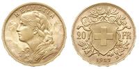 20 franków 1927/B, Berno, złoto 6.44g, Friedberg