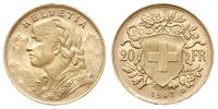 20 franków 1947/B, Berno, złoto 6.45g, Friedberg