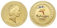 100 dolarów 2000, Perth, złoto 10.00 g, moneta w