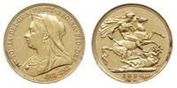 funt 1894/S, Sydney, złoto 7.92 g, Spink 3877