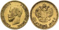 10 rubli 1910, złoto, 8.60 g, zadrapania na orle