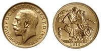 1 funt 1912, Londyn, złoto 7.99 g, piękne, Fr. 4