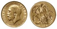 1 funt 1913, Londyn, złoto 7.98 g, piękne, Fr. 4