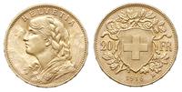 20 franków 1916, Berno, złoto 6.45 g, Fr. 499