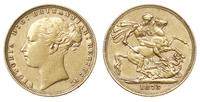 funt 1873, Londyn, złoto 7.96 g, Spink 3856A