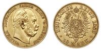10 marek 1880/A, Berlin, złoto 3.98 g, bardzo ła