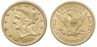 5 dolarów 1881, Filadelfia, złoto 8.34 g