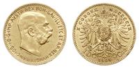 10 koron 1909, Wiedeń, typ Schwartz, złoto 3.38 
