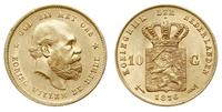 10 guldenów 1875, złoto 6.72 g, piękne