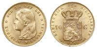 10 guldenów 1897, złoto 6.72 g, rzadszy rocznik,